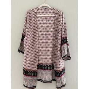 NWOT POL Boho Patterned Kimono